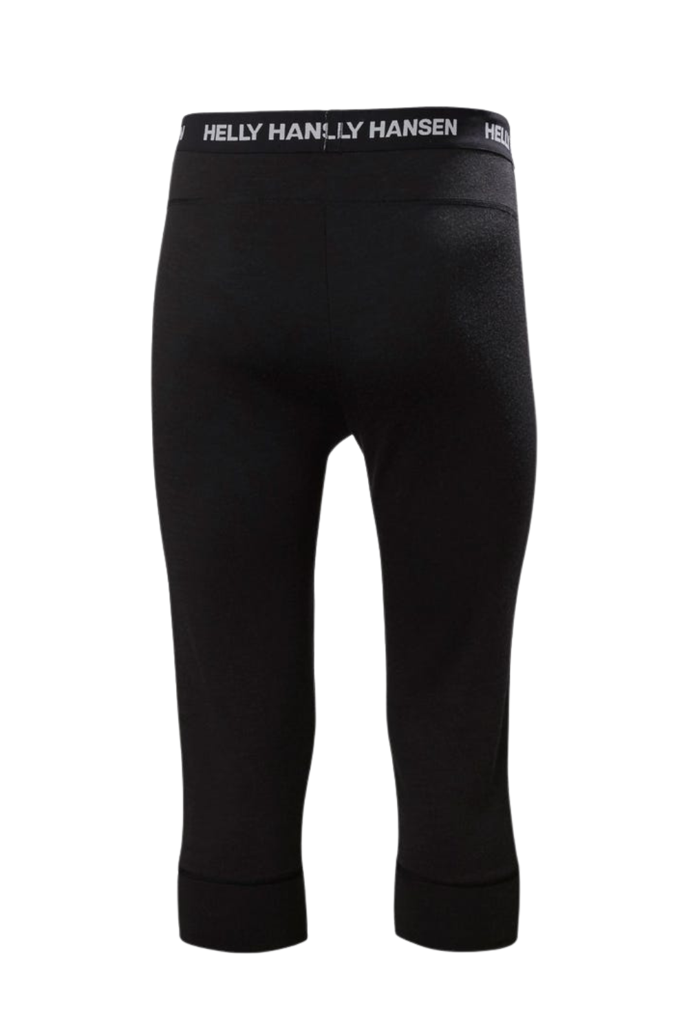 Helly Hansen Mens Lifa Merino Midweight 3/4 Base Layer Pant Black