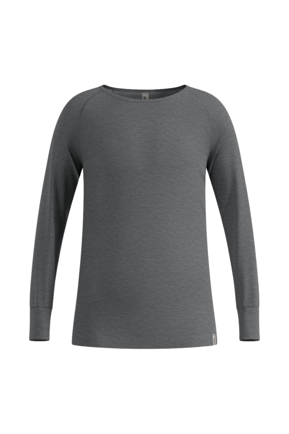 Odlo Active Warm Kids Base Layer Top Steel Grey Melange