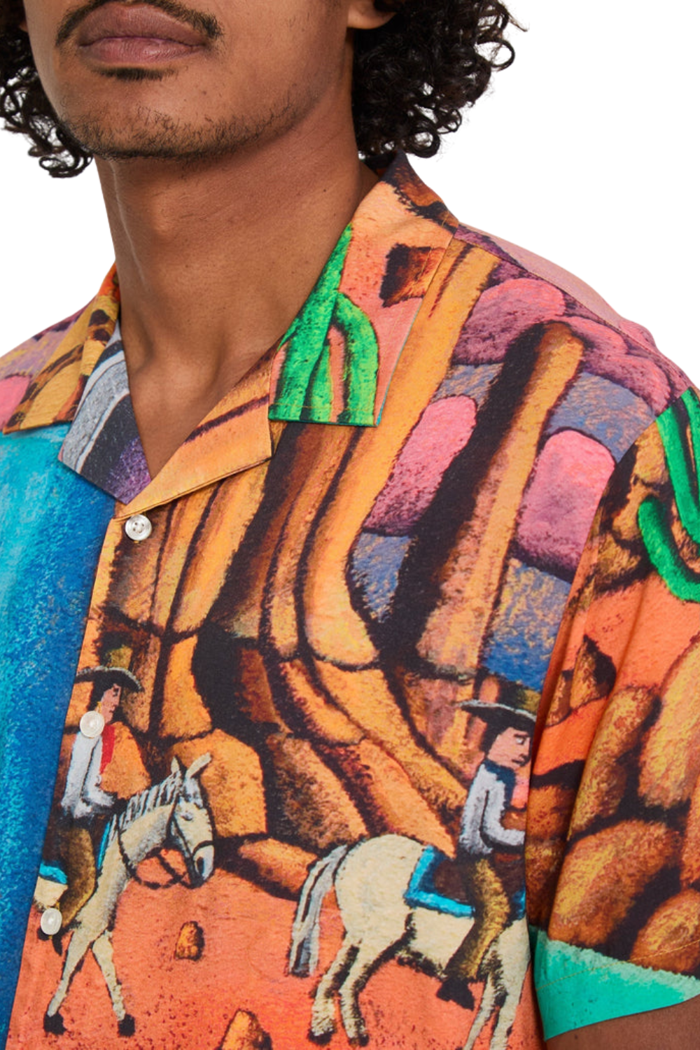 Volcom Mickey Mason Mens Short Sleeve Shirt Multi