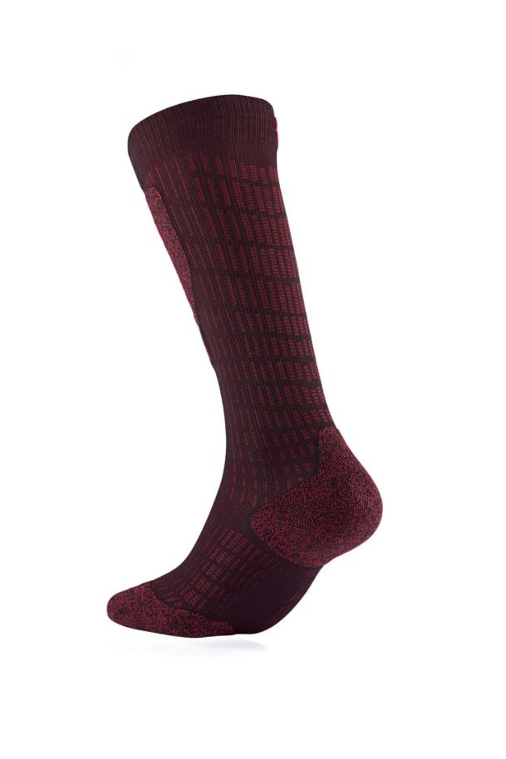 Sidas Ski Expert Womens Socks Burgendy