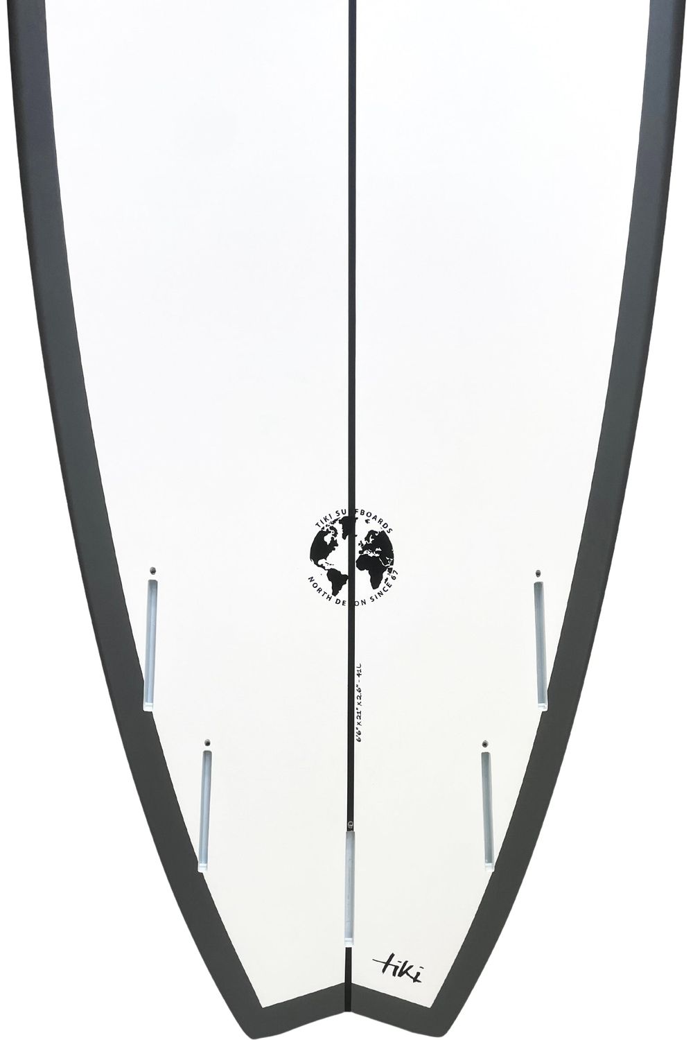 Tiki Evolution Fish Surfboard - Grey