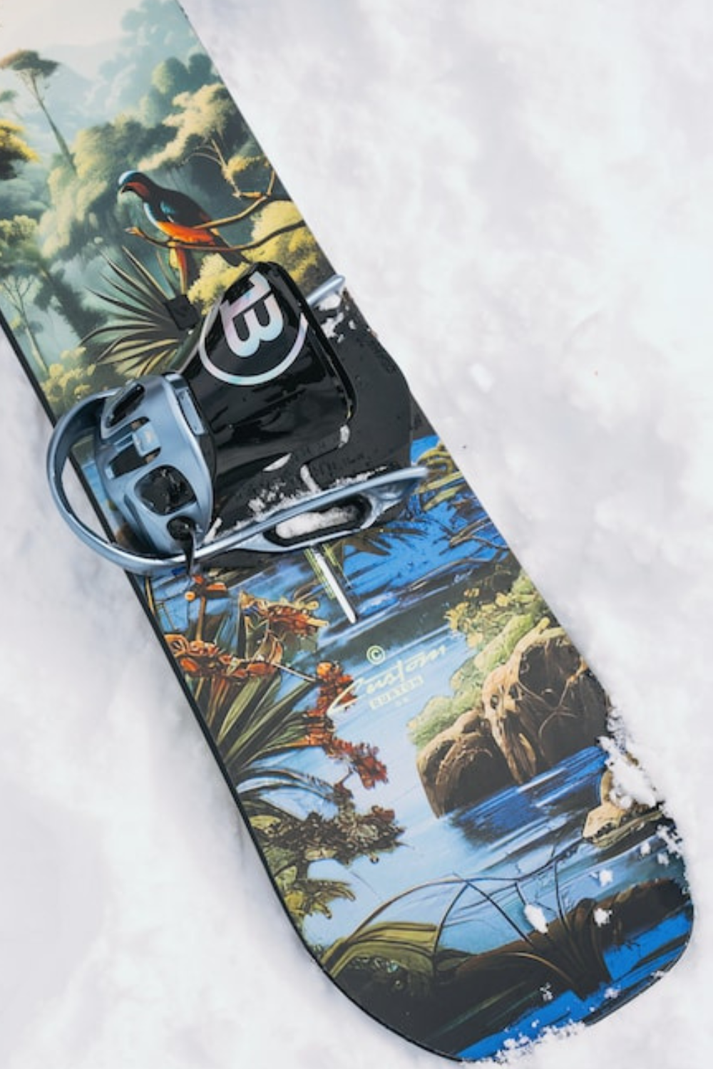 Burton Mens Custom Camber Snowboard Jungle