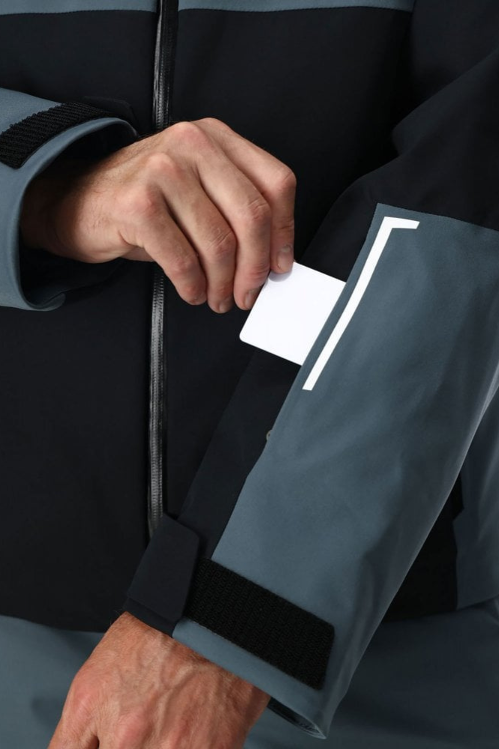 Spyder Mens Titan Insulated Snow Jacket Black/Slate Blue