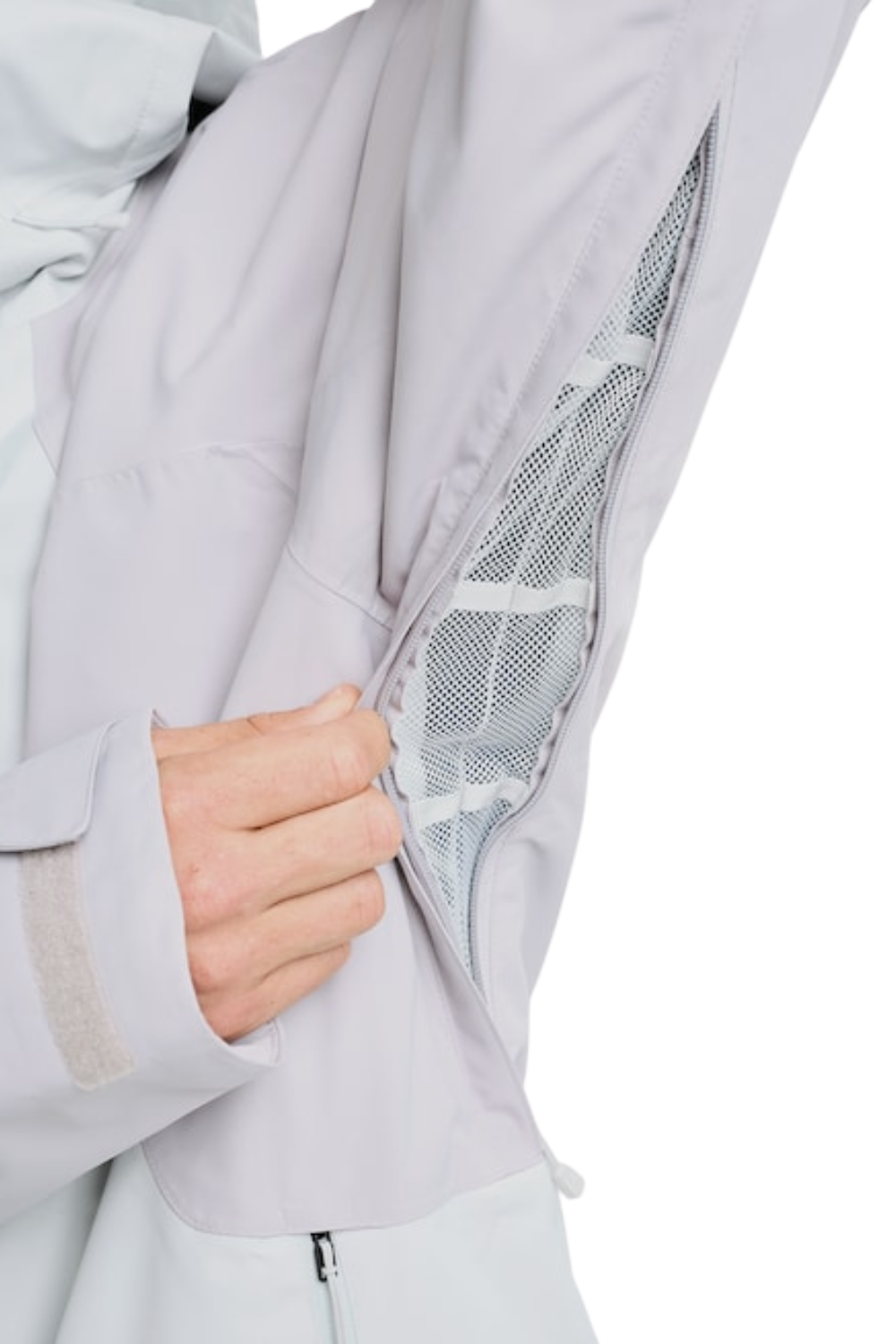 Burton Mens Reserve 2L Insulated Snow Jacket Grey Cloud/Washed Lavender