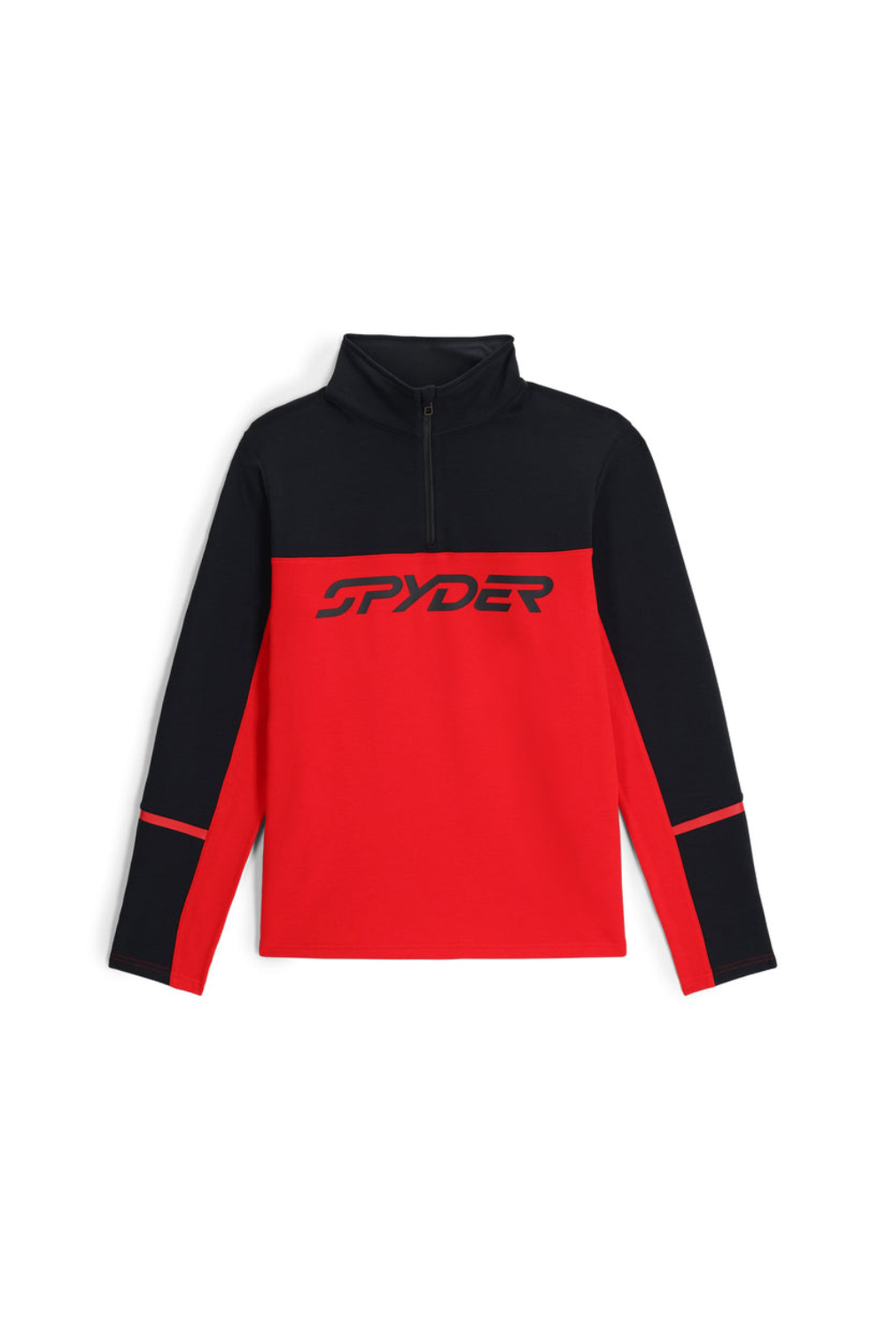 Spyder Mens Speed Half Zip Fleece Spyder Red