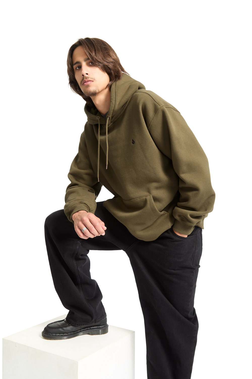 Volcom Single Stone Hoodie Sage Leaf