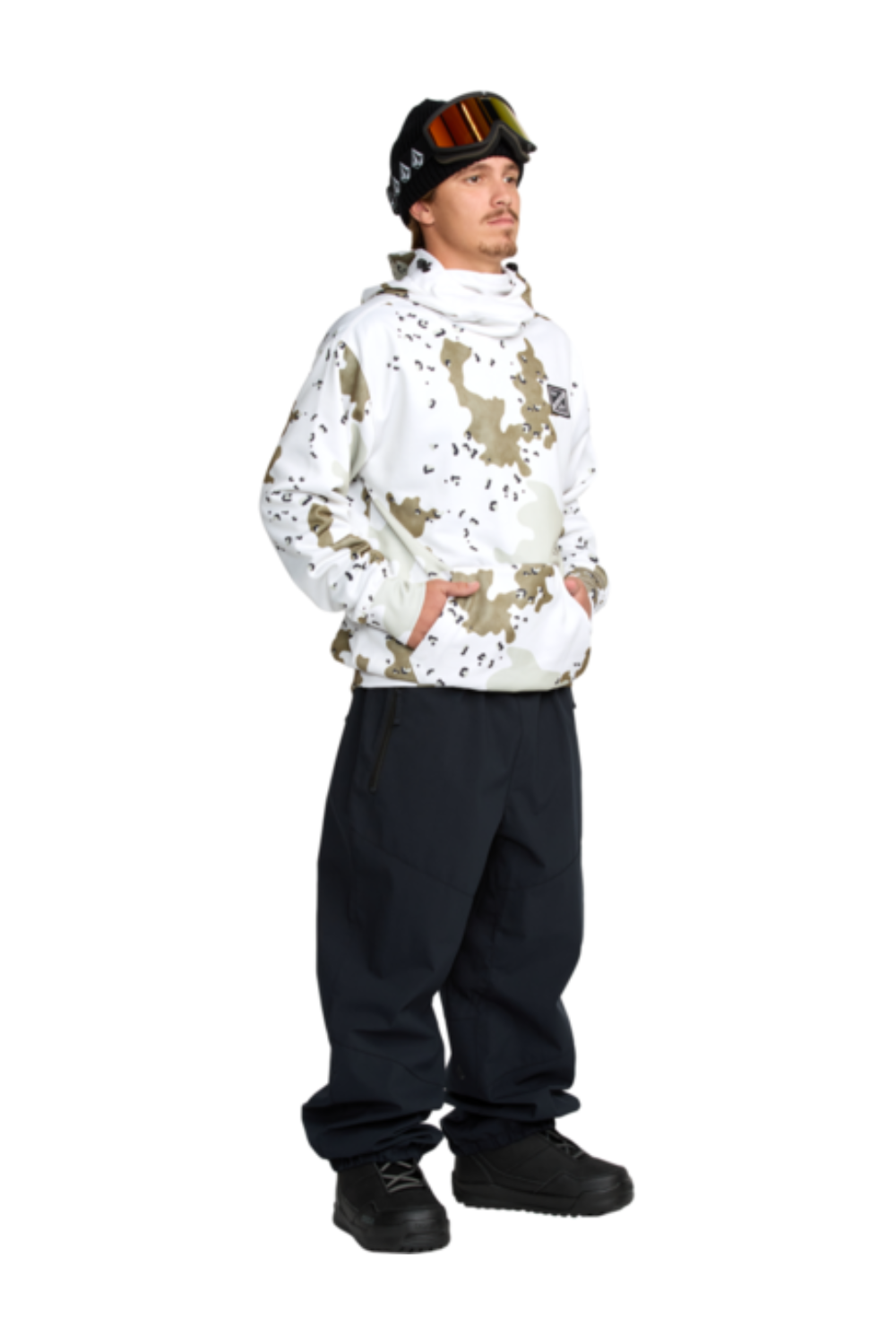 Volcom Hydro Riding Snow Fleece Hoodie White