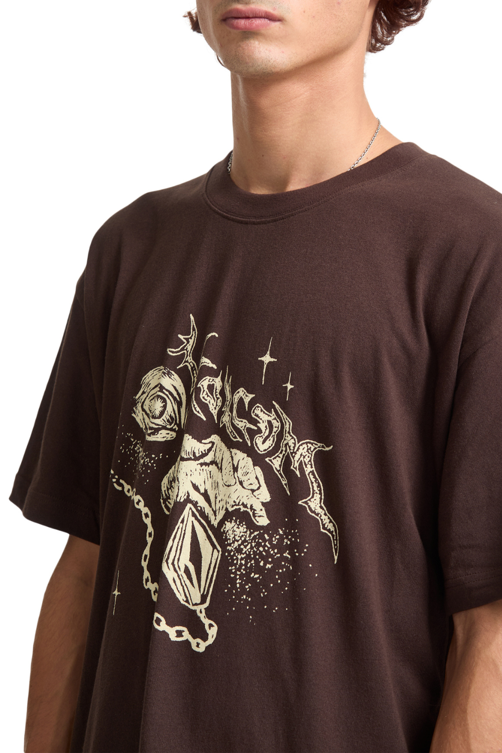 Volcom Death Truction Short Sleeve T-Shirt Cacao