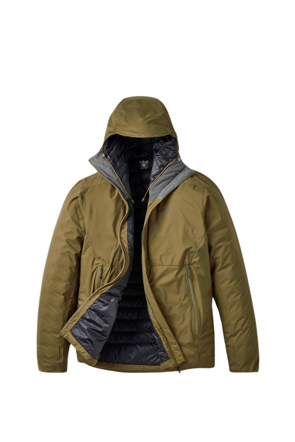 Rab Microlight Shield Mens Waterproof Down Jacket Oak
