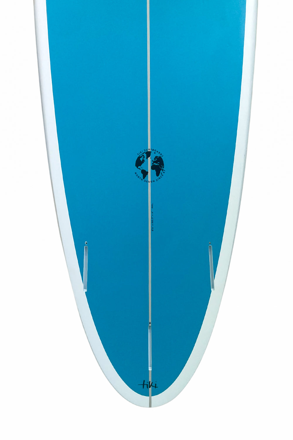 Tiki Evolution Glide Surfboard - Tahitian Teal Deck