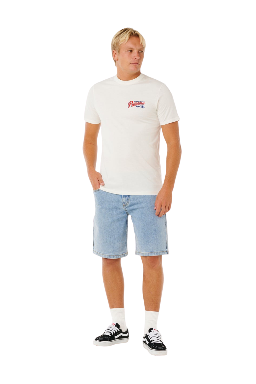 Rip Curl Desti Animals Mens T-Shirt Bone