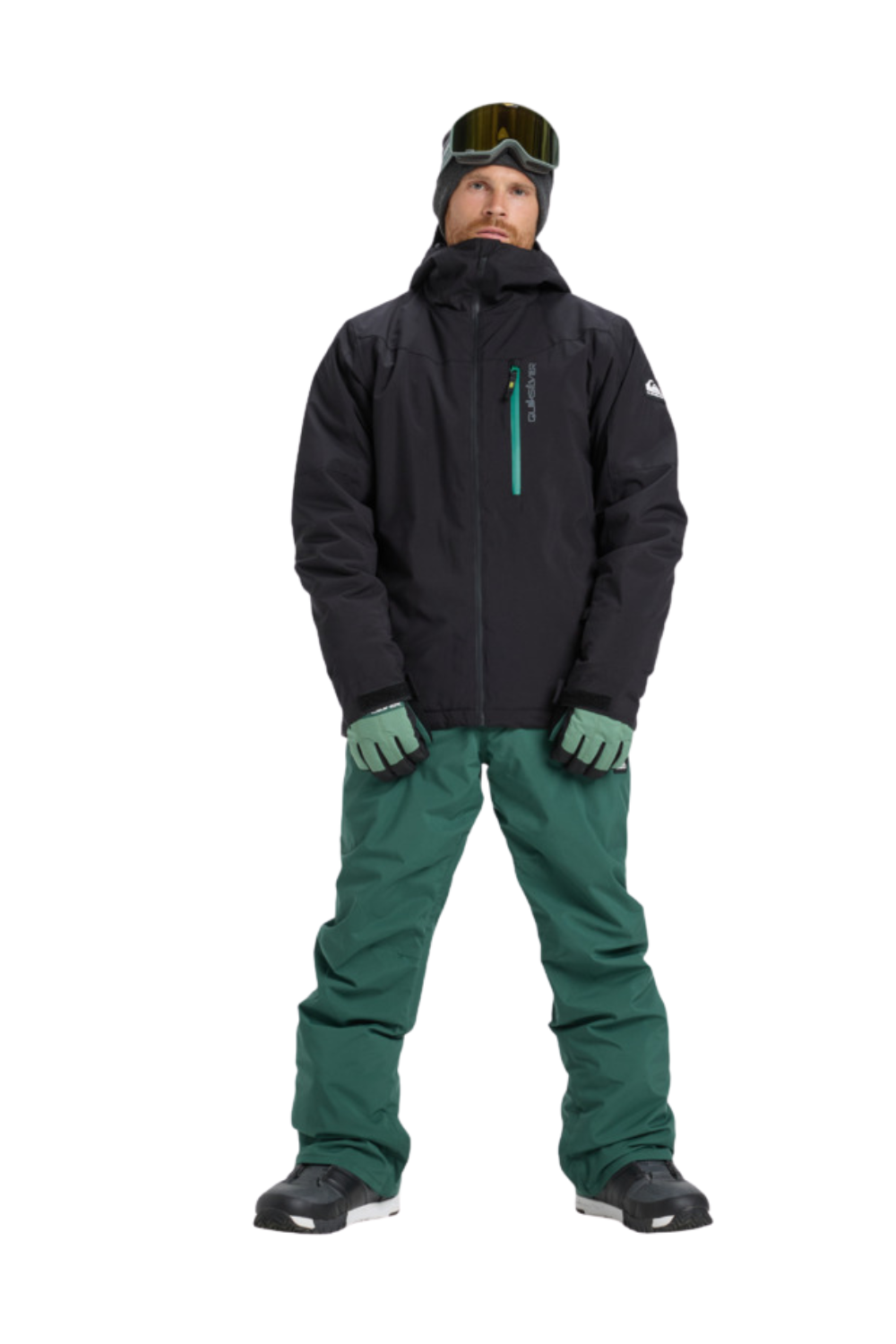 Quiksilver Mens Titano Technical Snow Jacket True Black