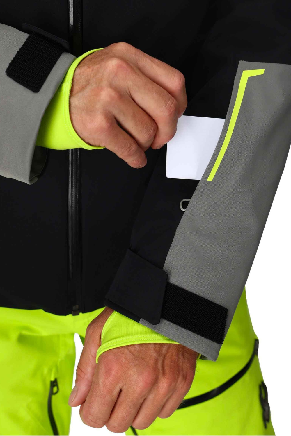 Spyder Mens Titan Insulated Snow Jacket Black/Grey