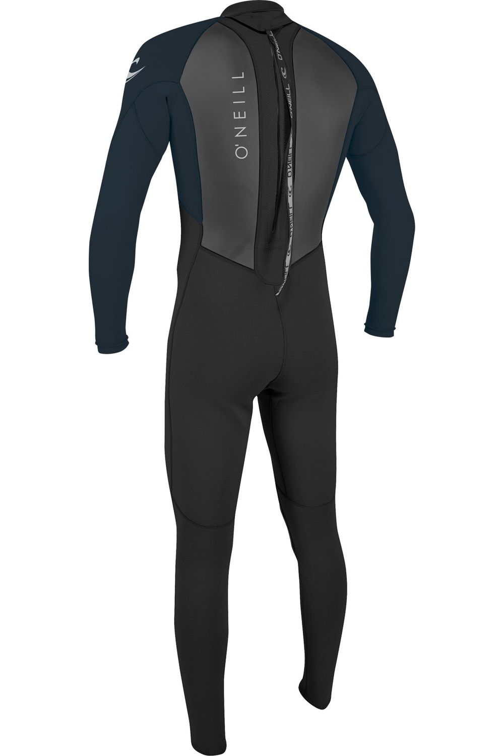 O'Neill Reactor 2 Youth 3/2 Wetsuit Back Zip In Black & Slate