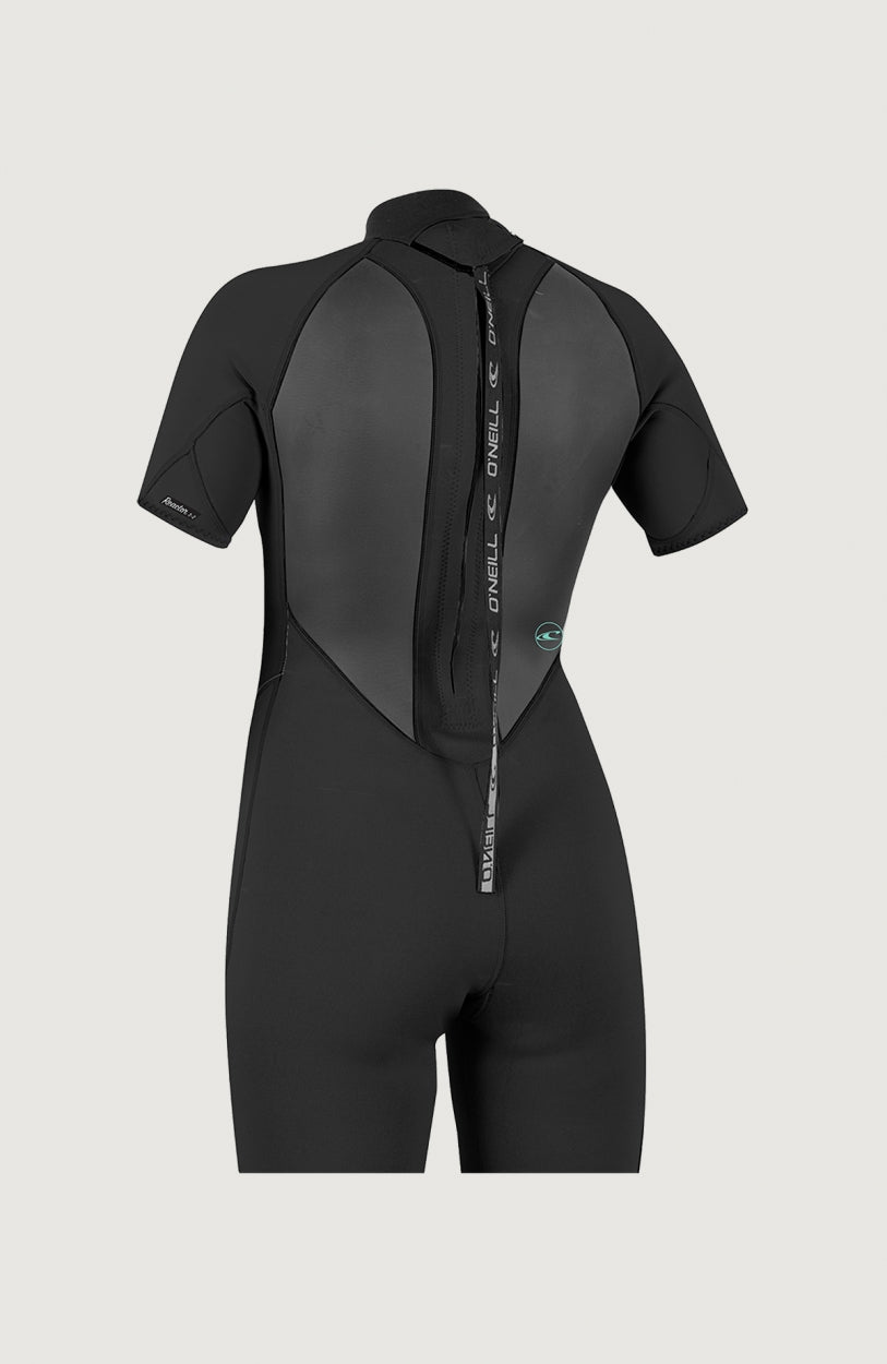 O'Neill Womens Reactor 2 2mm Back Zip Spring Wetsuit Black