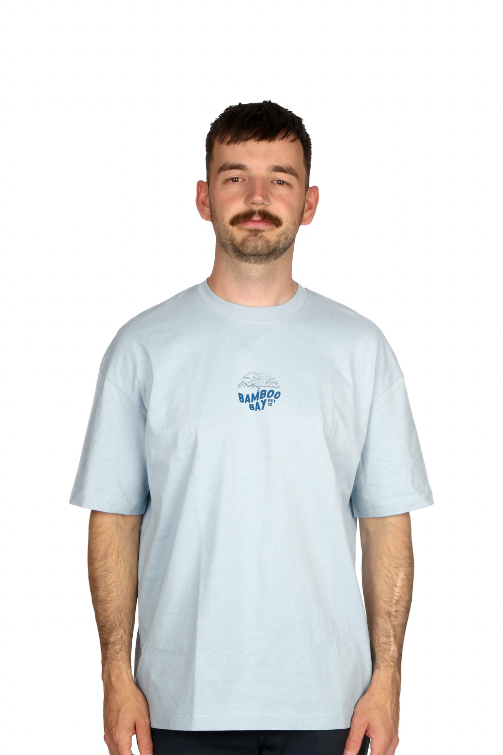 BamBooBay Re-Worked T-Shirt Aquamarine