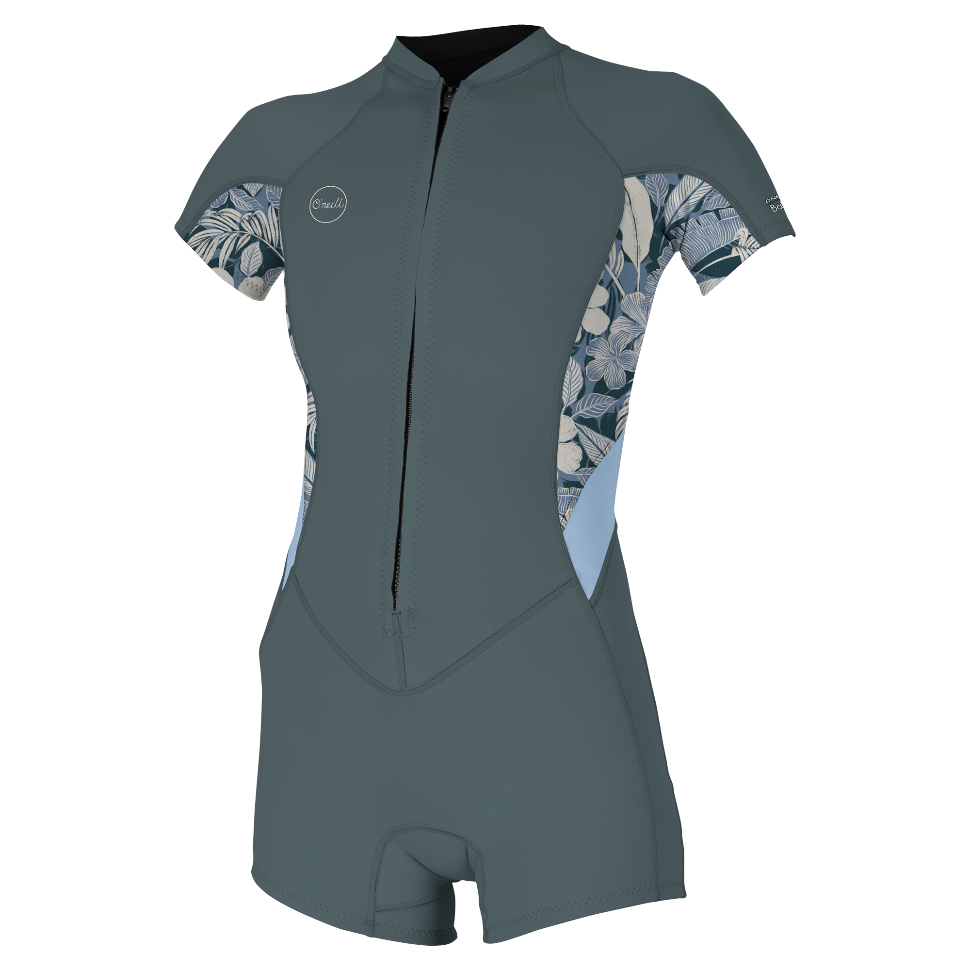 O'Neill Womens Bahia 2/1 Front Zip S/S Spring Suit