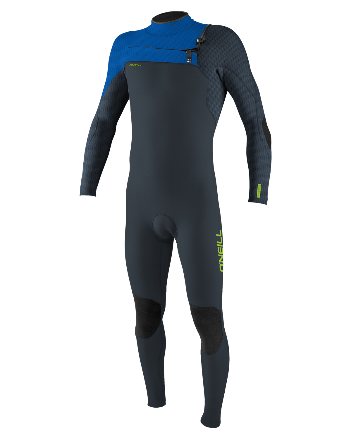 O'Neill Youth Hyperfreak 4/3+ Chest Zip Full Dark Orion/Deep Sea/Copen Blue