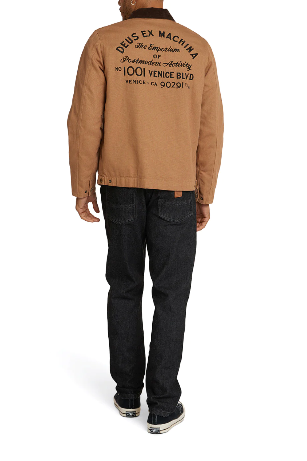 Deus Address Mens Workwear Jacket Dijon Tan