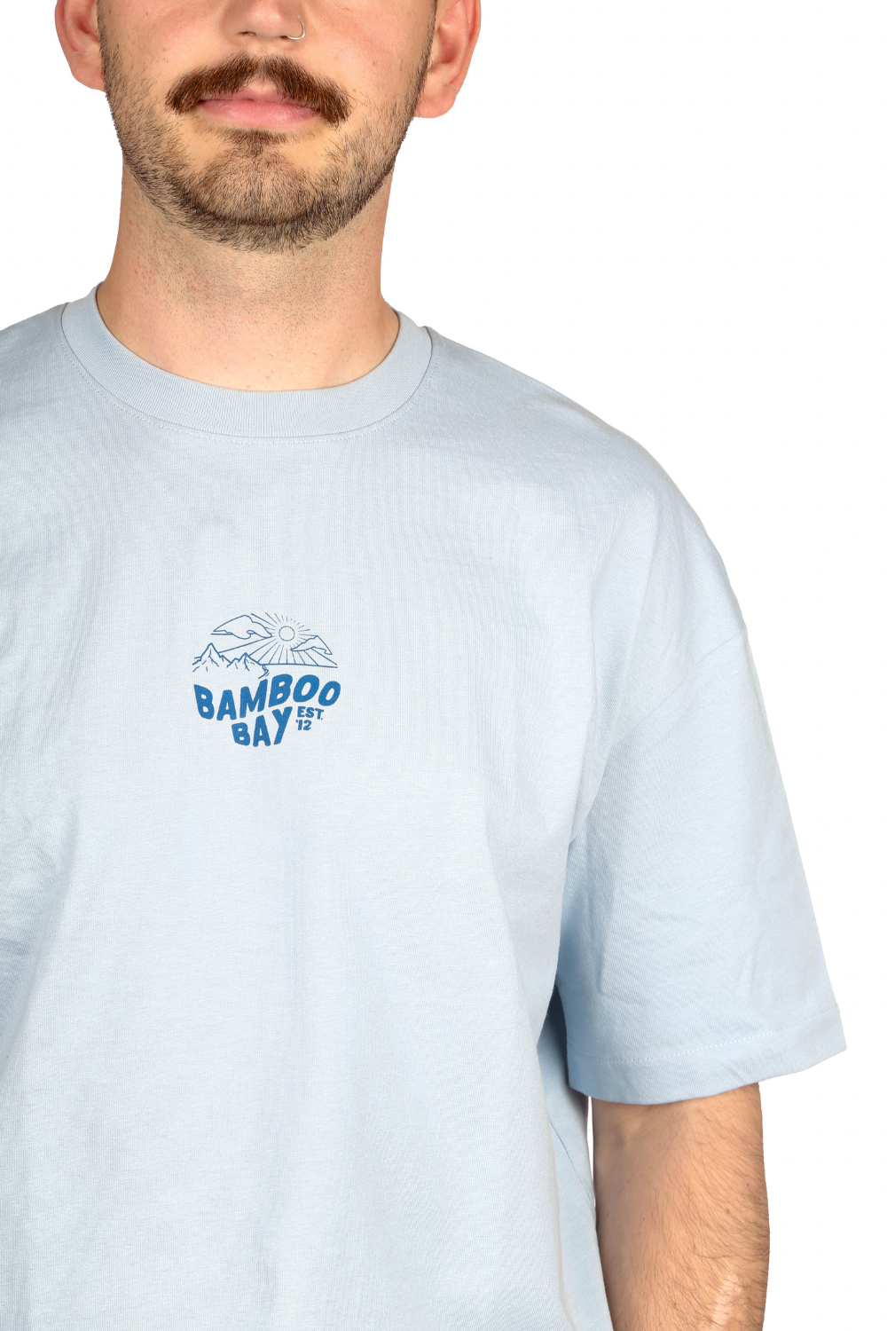 BamBooBay Re-Worked T-Shirt Aquamarine