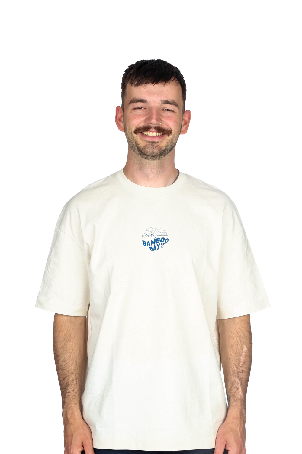 BamBooBay Re-Worked T-Shirt Ivory