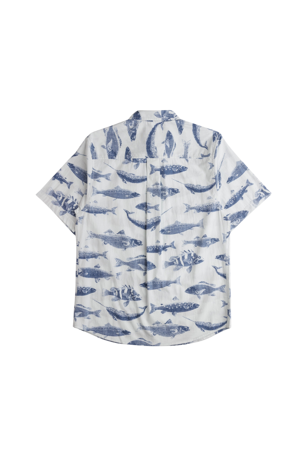 Kavu Topspot Mens Short Sleeve Shirt Big Blue Fish
