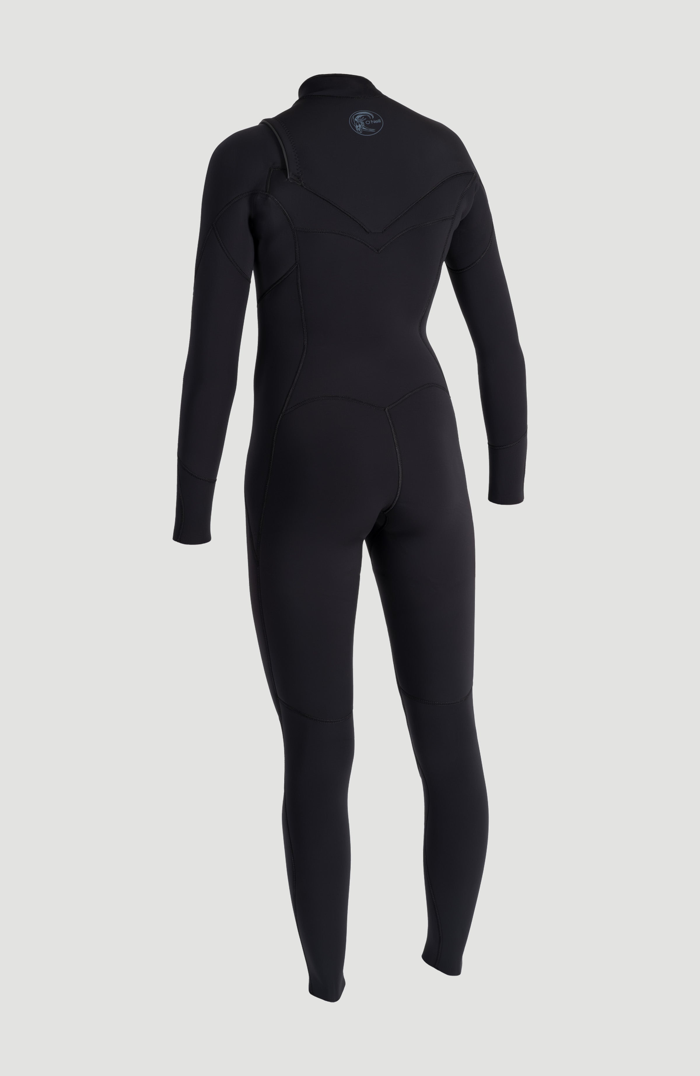 O'Neill Womens O'Riginal RG8 3/2 Chest Zip Full Wetsuit Black/Black/Black