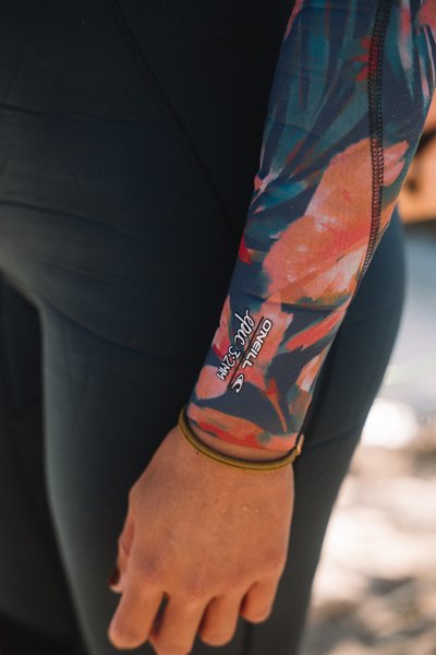 O'Neill Womens Epic 3/2Mm Chest Zip Full Wetsuit Copenblue/Paintropics