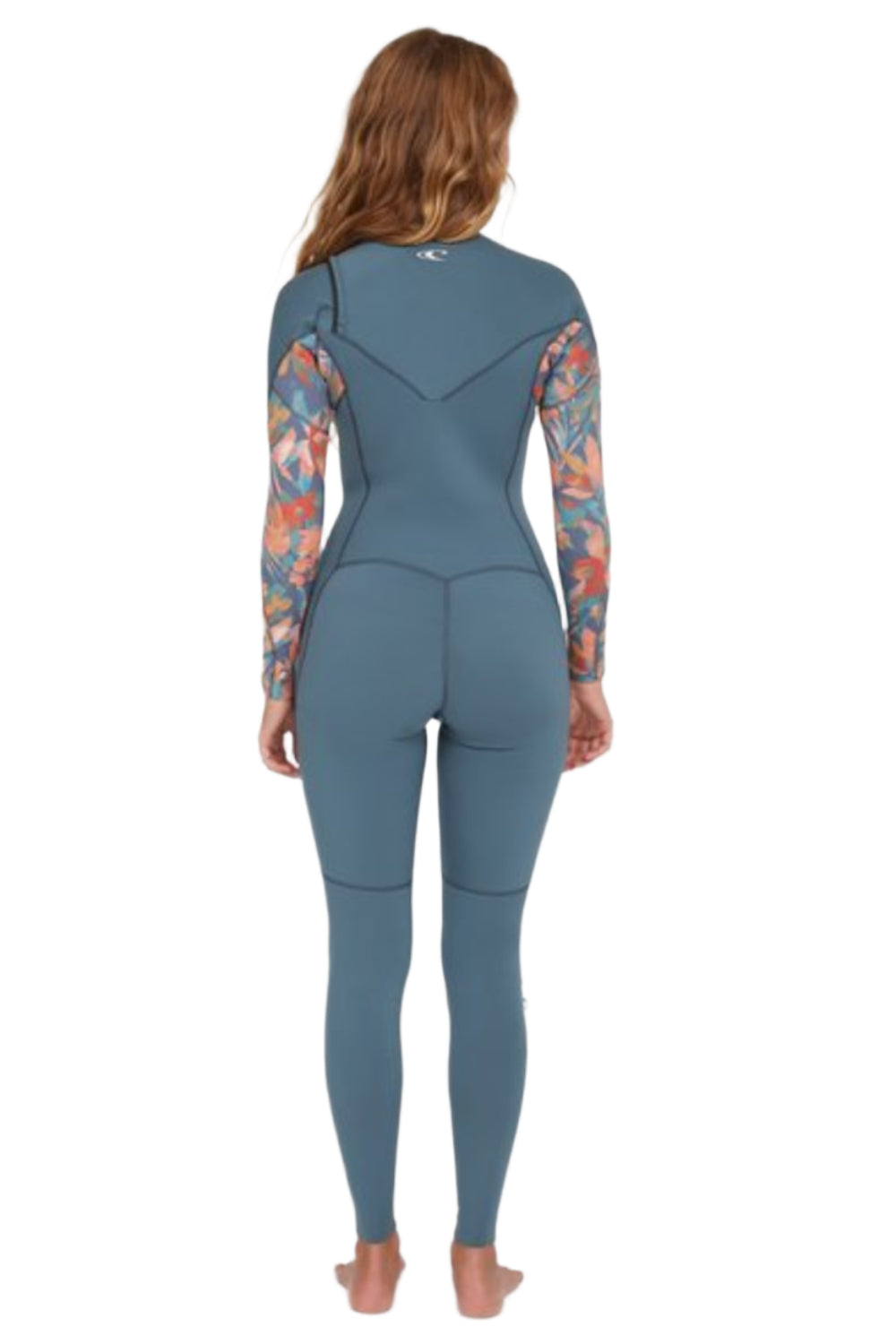 O'Neill Womens Epic 3/2Mm Chest Zip Full Wetsuit Copenblue/Paintropics