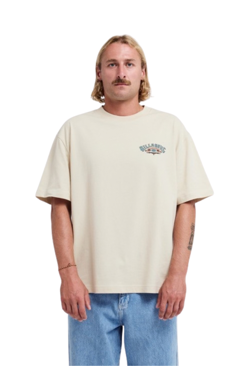 Billabong Heritage OG Mens T-Shirt Oatmeal