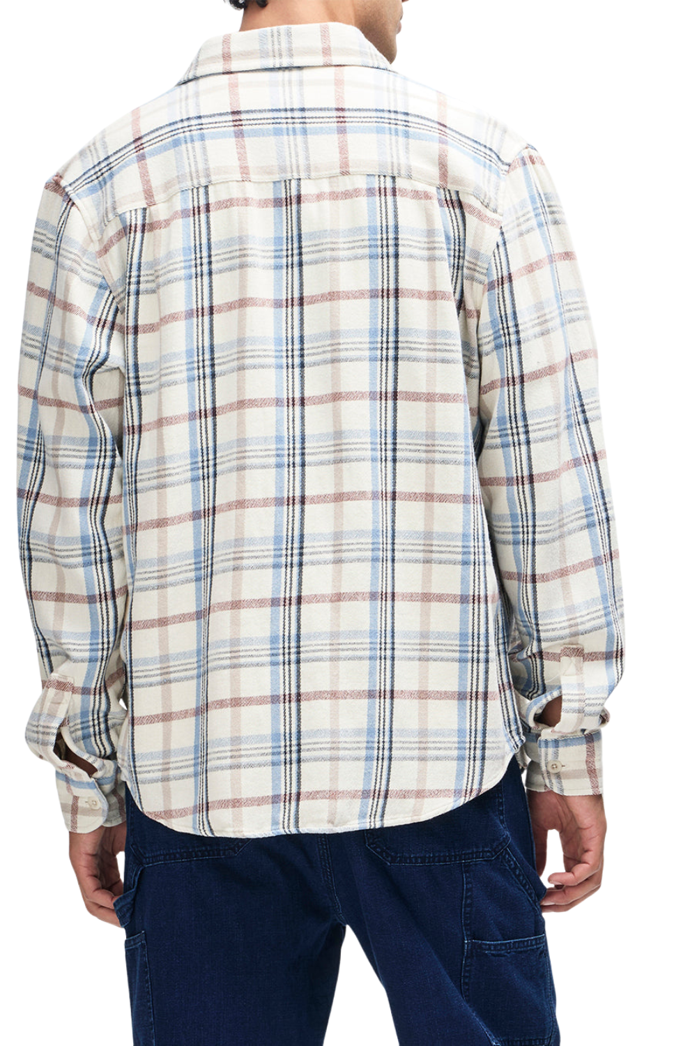 Deus Vacay Mens Check Shirt Natural Check