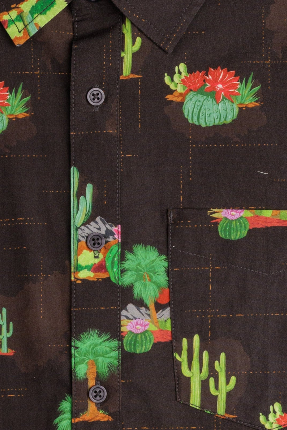 Kavu The Jam Mens Short Sleeve Shirt Wild Desert