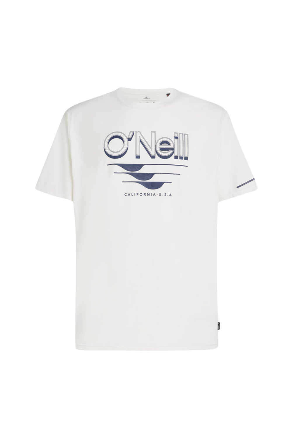 O'Neill Hybrid Upf Polygiene Mens Graphic T-Shirt Snow White