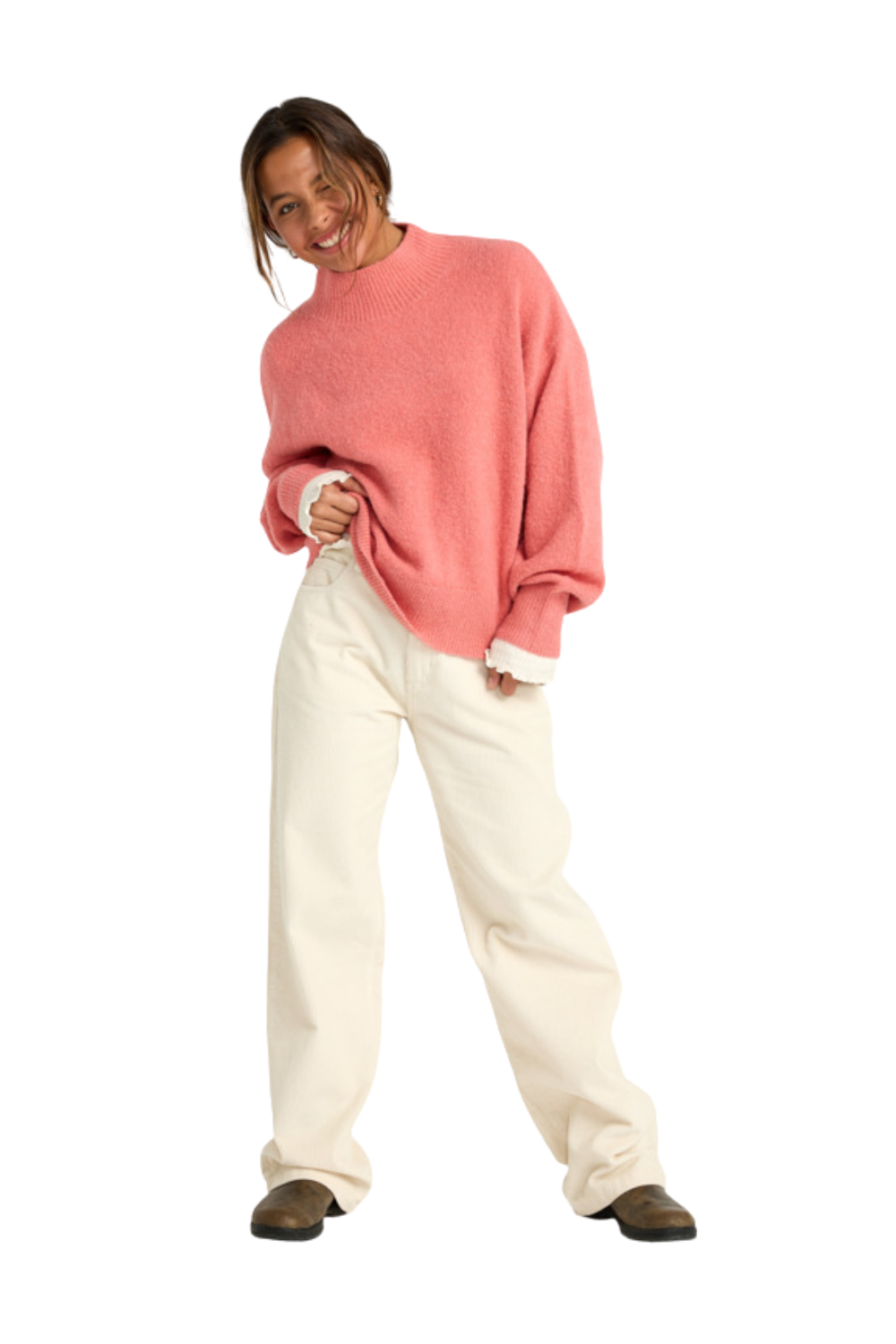 Billabong Love Feeling Sweater Coral