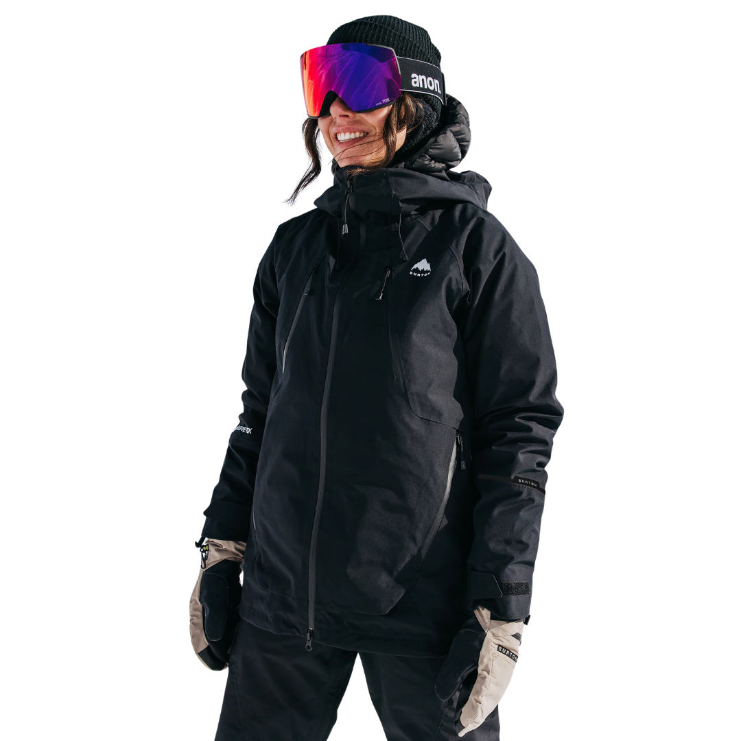 Burton Womens Reserve Gore-Tex 2L Insulated Snow Jacket True Black