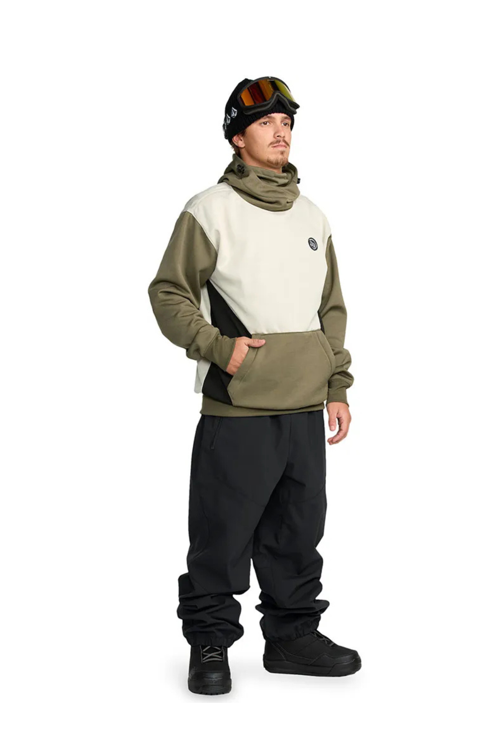 Volcom Hydro Riding Snow Fleece Hoodie Military