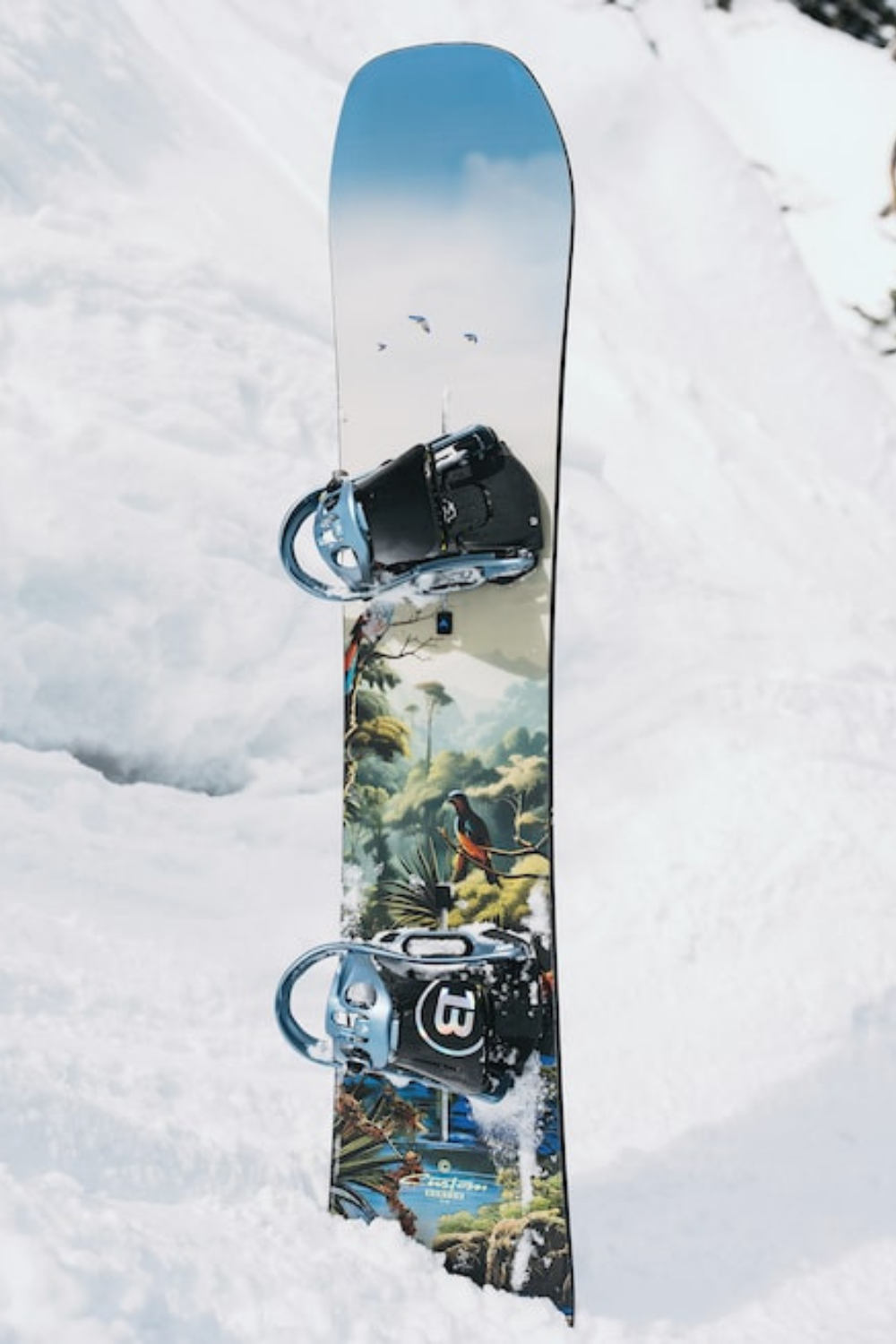 Burton Mens Custom Camber Snowboard Jungle