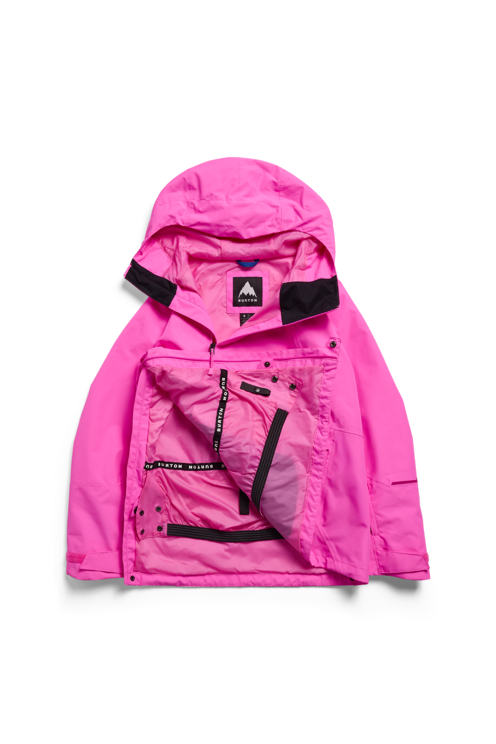 Burton Reserve 2L Womens Relaxed Anorak Technical Jacket Shockwave Pink