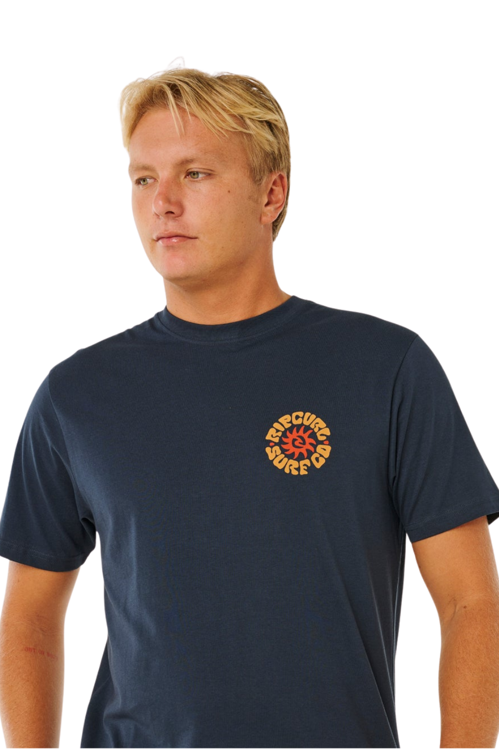 Rip Curl Pacific Rinse Circle Mens T-Shirt Dark Navy