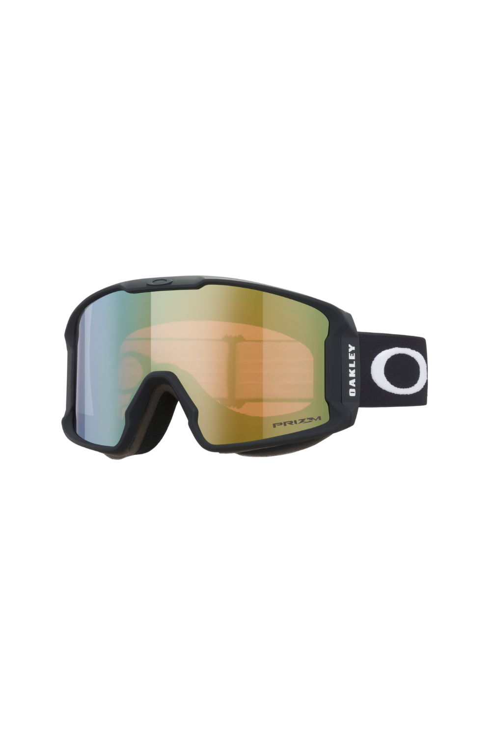 Oakley Line Miner M Snow Goggles Prizm Sage Gold Iridium Lenses, Matte Black Strap