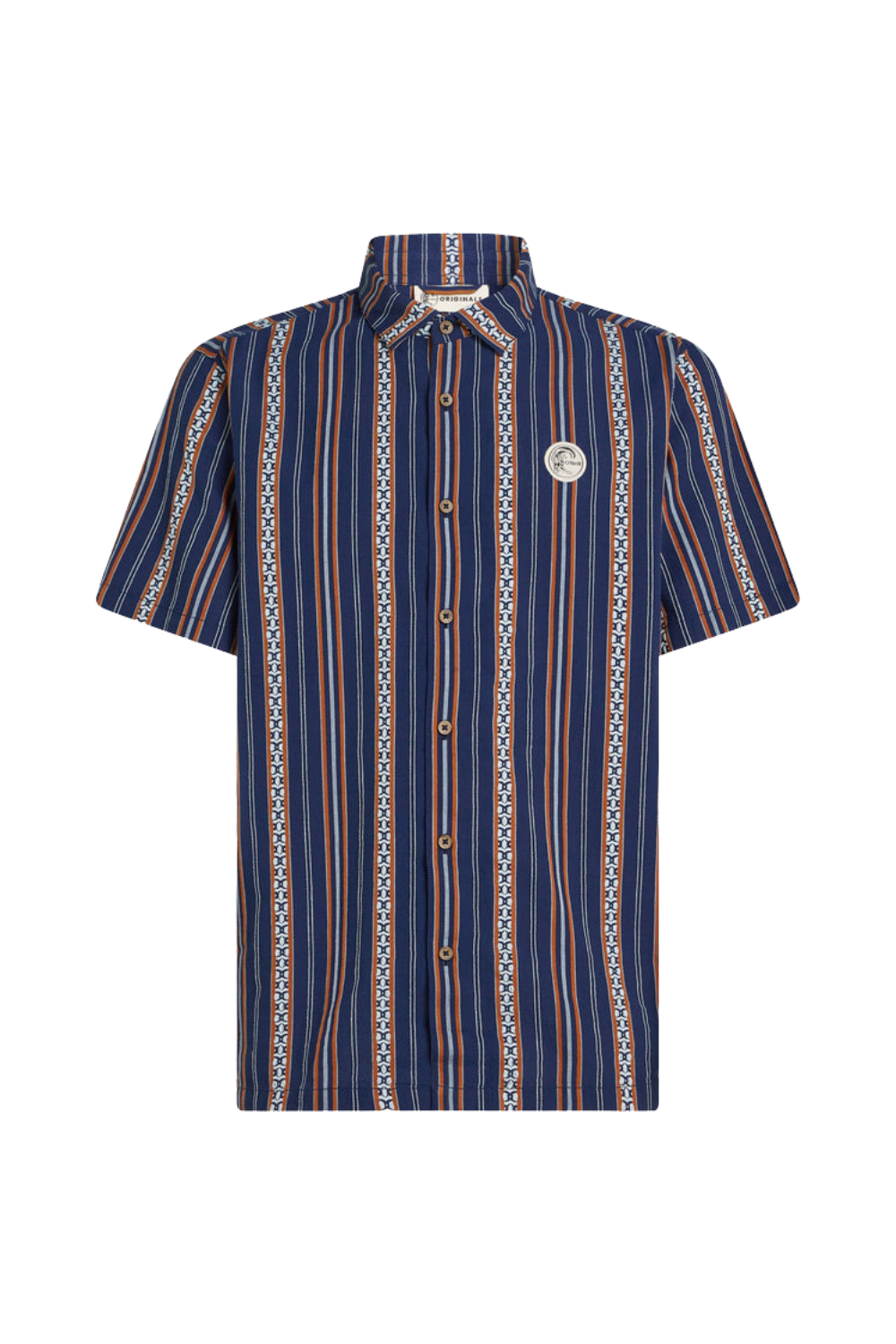 O'Neill O'Riginals Jacquard Mens Shirt Blue Originals Jstripe