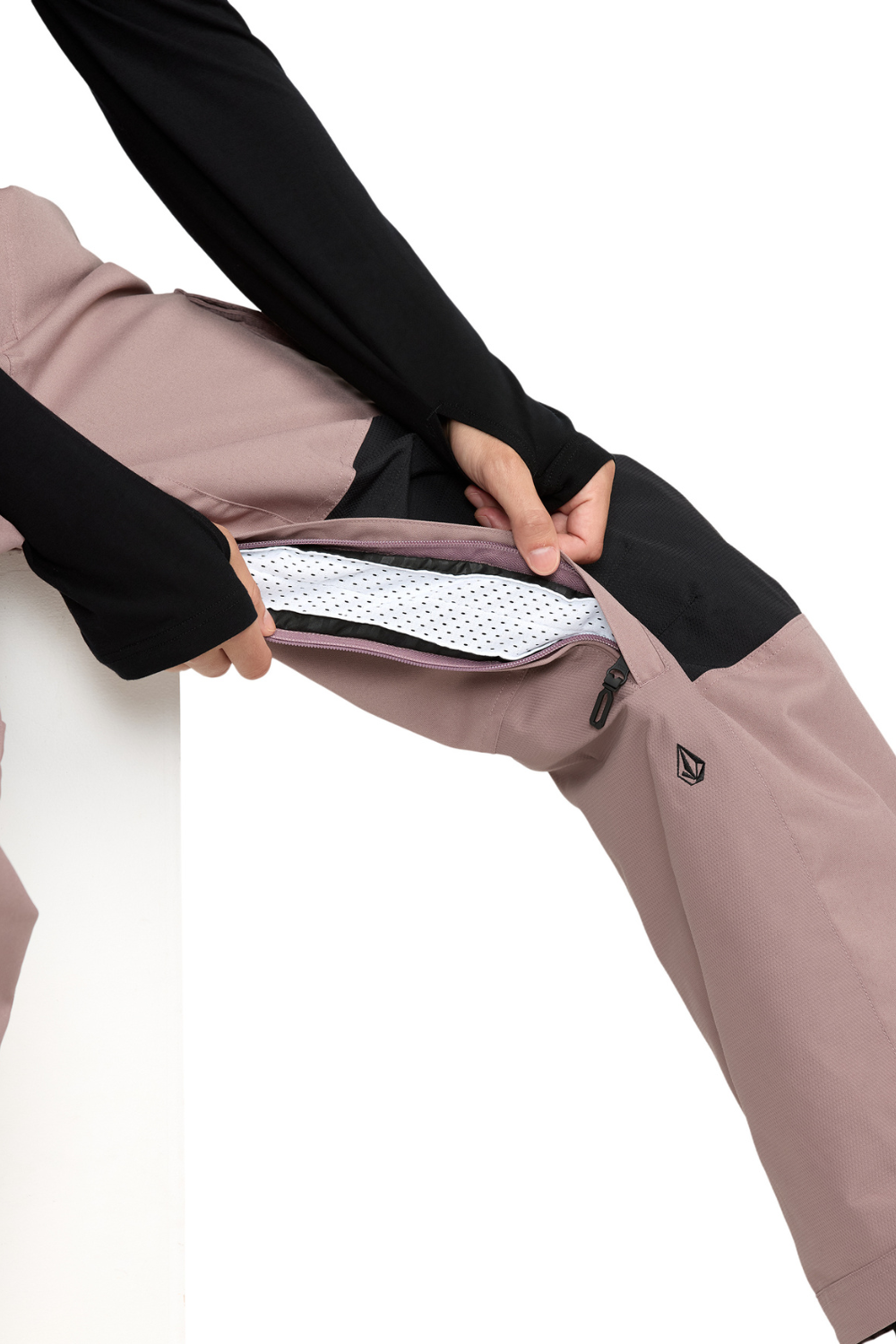 Volcom NWRK Baggy Snow Trousers Mauve
