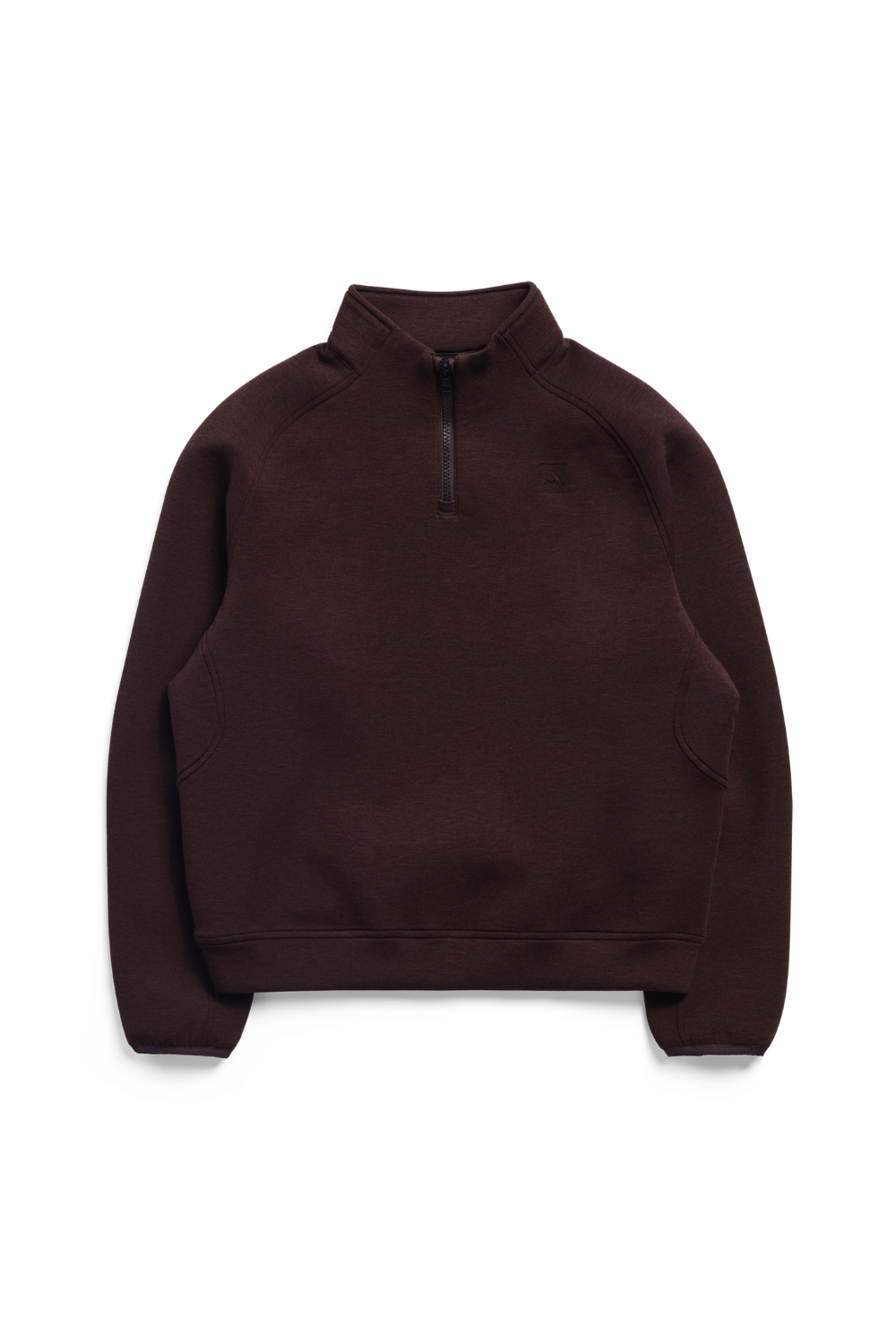 Burton Spacecloud Womens 1/4 Zip Top Bear Hug Brown Heather