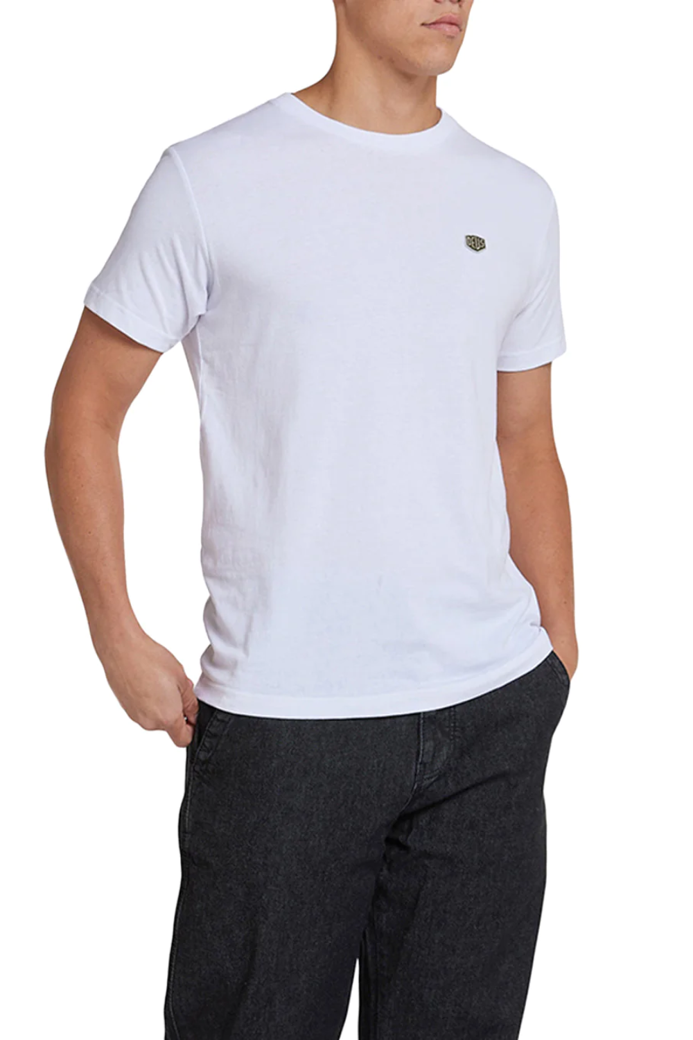 Deus Shield Standard Short Sleeve T-Shirt White