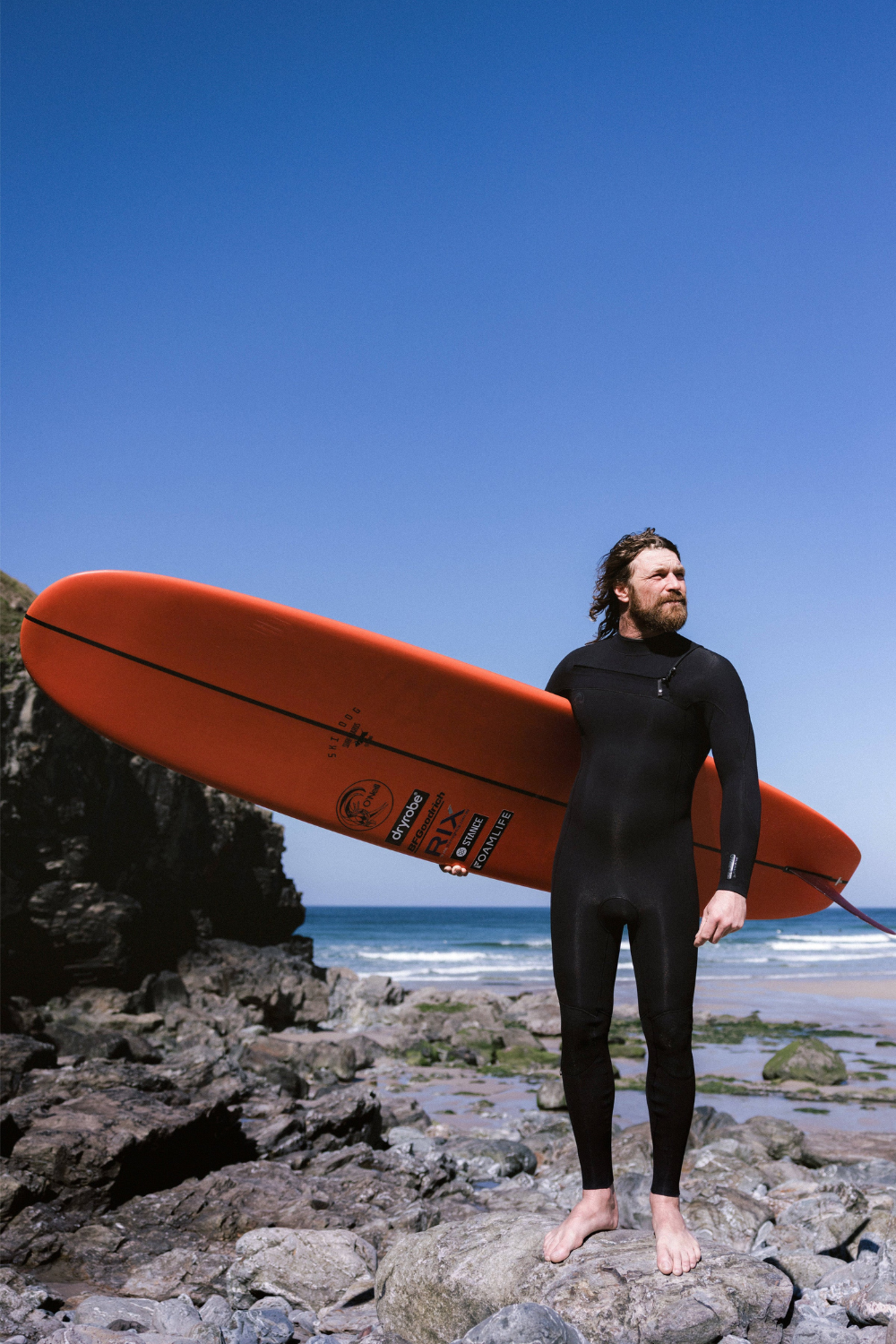O'Neill Mens O'Riginal RG8 5/4Mm Chest Zip Wetsuit Black