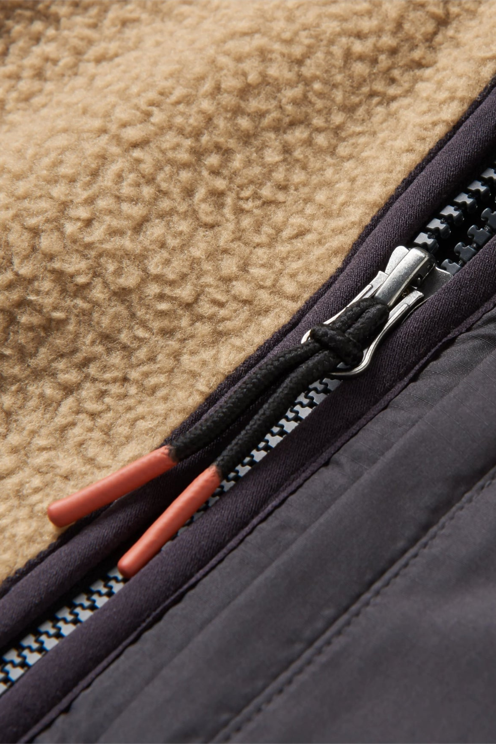 Passenger Offgrid 2.0 1/2 Zip Mens Recycled Sherpa Fleece Biscuit