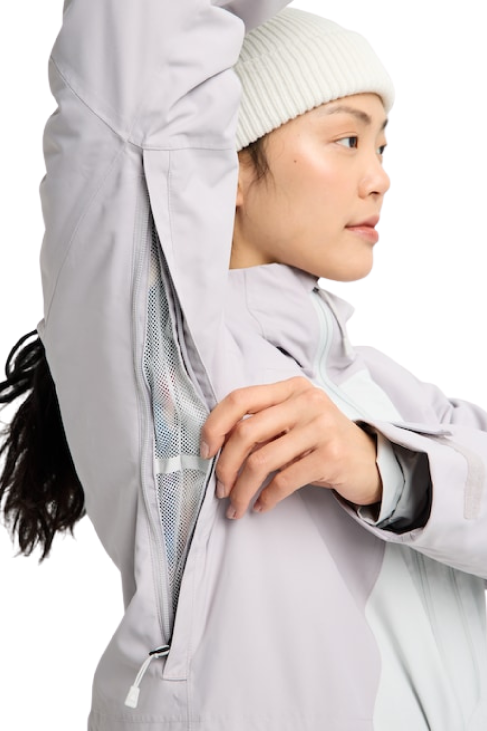 Burton Womens Reserve 2L Insulated Snow Jacket Washed Lavender/Gray Cloud