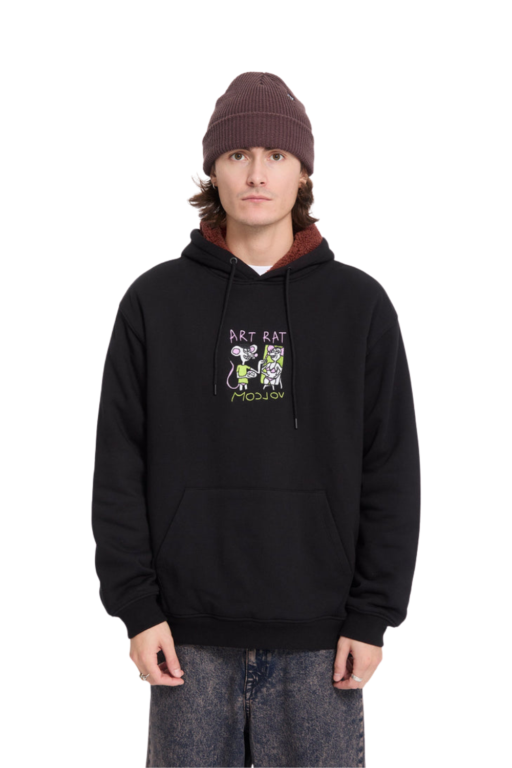 Volcom Full Stone Beanie Raisin