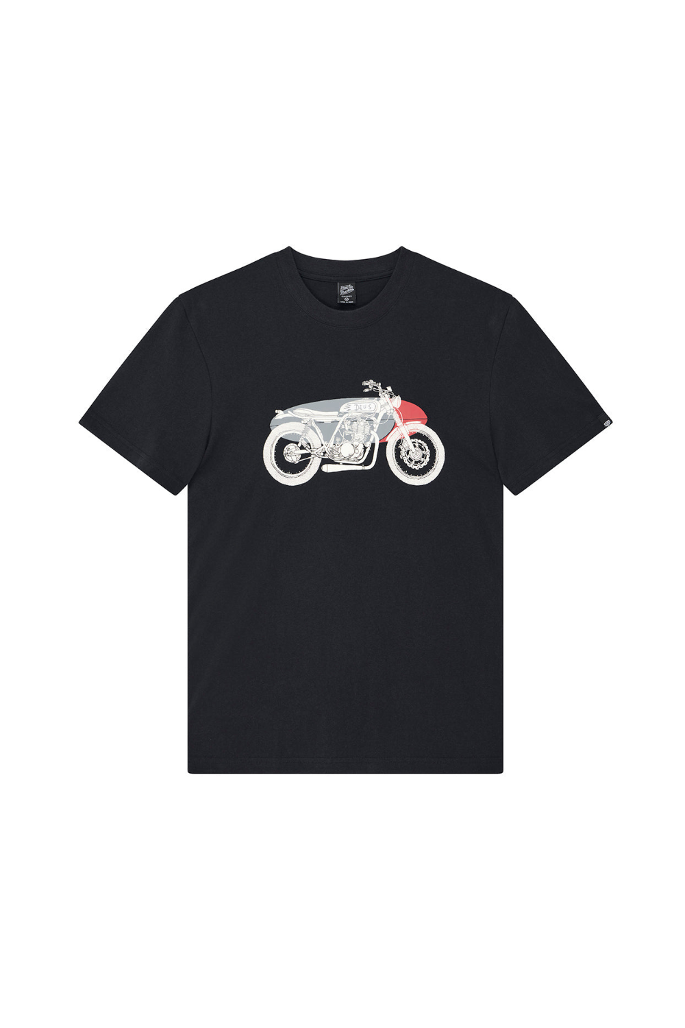Deus Drovers Dog Mens T-Shirt Black