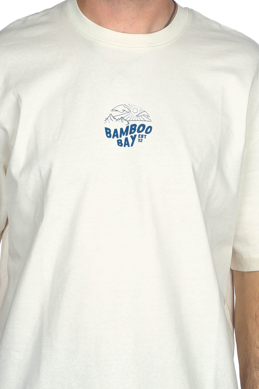 BamBooBay Re-Worked T-Shirt Ivory